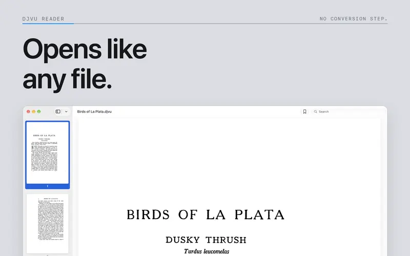 Page navigation and zoom controls in the Mac reader.